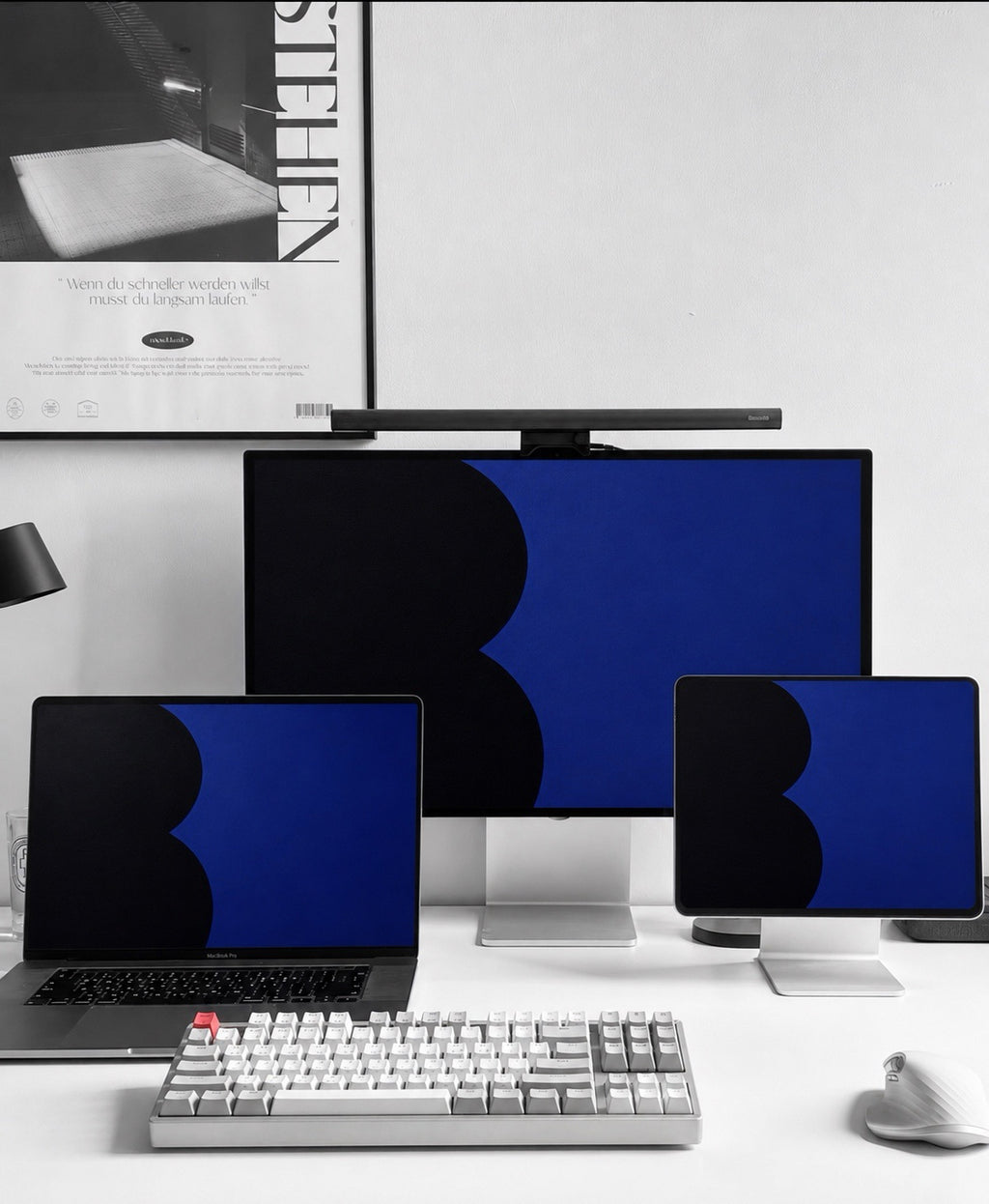 Quiet Blue｜Digital Wallpaper Set for Desktop