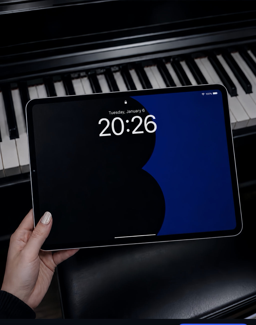 Quiet Blue｜Digital Wallpaper Set for iPad